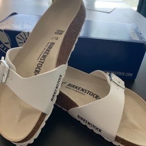 Birkenstock White Madrid Size 38